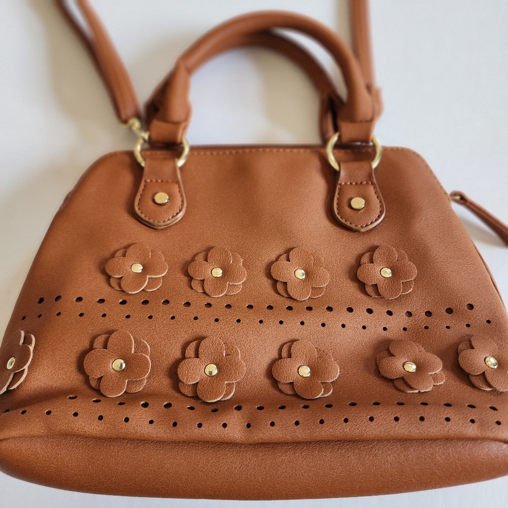 Brown Floral Women's Bag